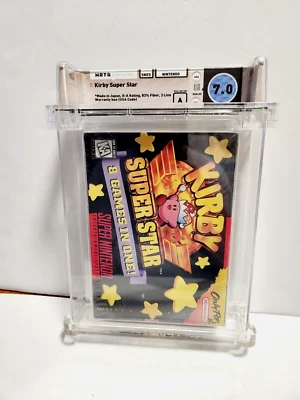 Kirby Super Star (Super Nintendo, 1996) SNES BRAND NEW SEALED WATA PSA 7.0 A - Image 1 of 4