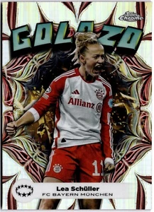 2023-24 Topps Chrome Women’s Golazo #GZ-3 Lea Schuller Bayern Munich - Picture 1 of 2