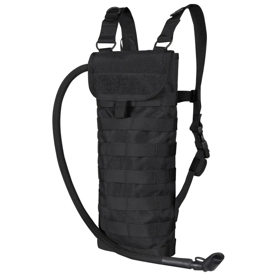 Condor HCB Tactical MOLLE Pals Hydration Carrier W/ 2.5l H2o Bladder Black