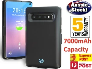 For Samsung Galaxy S10 Plus S10E Note Portable Power Bank Battery Charger Case - Bild 1 von 10