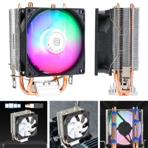 Chłodnica powietrza procesora 90mm z 2 rurami grzewczymi do Intel 1150/1151/1155/1156/1200 AMD- AM - Zdjęcie 1 z 10