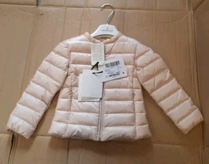 MONCLER ENFANT Moncler bambino Acorus giacca trapuntata zip rosa 2 anni NUOVO RRP255 - Foto 1 di 12