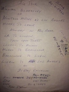 William Blakesley Montesa Motors Of Los Angeles 1965 London Milano Barcelona - Bild 1 von 1