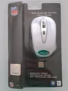 New York Jets NFL NY Jets Football Wireless 2.4G Optical Mouse Windows/Mac - Picture 1 of 6