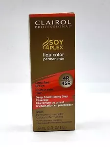 Clairol Professional Liquicolor Permanent 4R/45R Light Red Brown, 2 oz - Picture 1 of 4