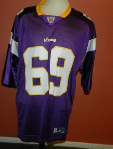 Jared Allen Minnesota Vikings Purple Football Jersey Reebok Men's Size XL - Picture 1 of 9
