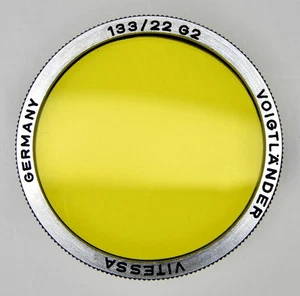 Voigtlander 133/22 G2 Yellow Filter for Vitessa - Picture 1 of 9