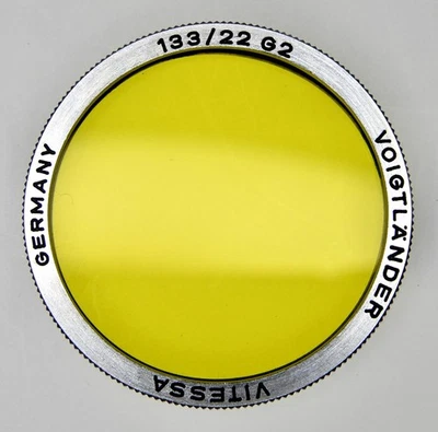 Voigtlander 133/22 G2 Yellow Filter for Vitessa - Image 1 of 4
