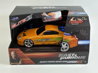 Fast and Furious Brians Toyota Supra Nitro Powered R/C 1:24 Scale Jada 36194 - Image 1 of 4