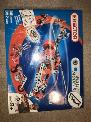 2004 Erector Set #7530 Multimodels 352 Parts Motorized - Builds 30 Models - Image 1 of 3