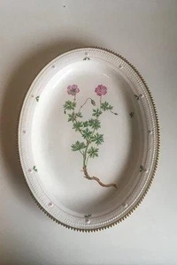 Royal Copenhagen Flora Danica Oval Serving Tray No 735/3519 - Picture 1 of 6