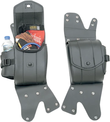 Conjunto de bolsa de proteção Saddlemen 3501-0715 Cruisn Deluxe alforje 94-06 Road King FLHR - Imagem 1 de 2
