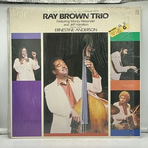RAY BROWN Trio ERNESTINE ANDERSON Live At The Concord Jazz LP US 1979 Monty Alex - Picture 1 of 4