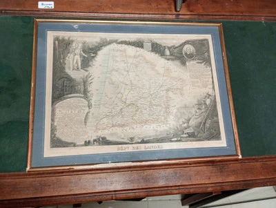 Carte Département des Landes XIXÈME - Photo 1/4