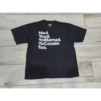Vtg mens Outkast Rocksmith Elevators Sz 2XL Black T-Shirt Rare rap lyrics - Image 1 of 2