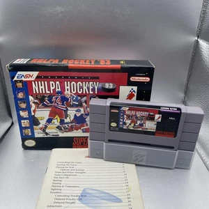 NHLPA Hockey 93 (Super Nintendo SNES, 1992) ☆ Probado ☆ - Imagen 1 de 9