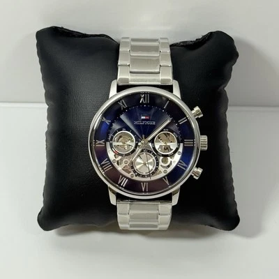 Tommy Hilfiger Legend Men's Quartz Multi-Function Watch with Blue Dial 1710569 - Image 1 of 4