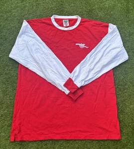 Arsenal Score Draw Football Shirt XXL 70s Home Gunners Long Sleeve - Picture 1 of 3