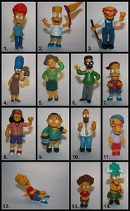 The Simpsons-Homer,Marge,Bart,Lisa,Maggie-Simpson-Figuren-Modelle-Comedy-Comic - Picture 1 of 1