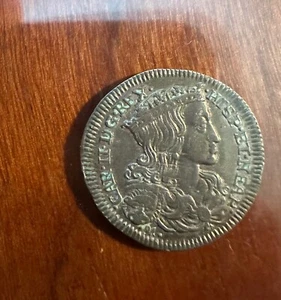 ITALY / ITALIAN STATES NAPLES & SICILY CARLO II  1691  CARLINO SILVER COIN, XF+ - Picture 1 of 4