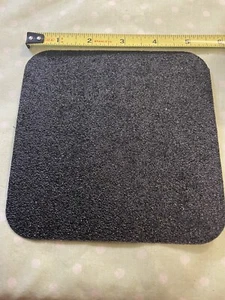 Brady 5.5" Square Black Non Slip Pads - Picture 1 of 5