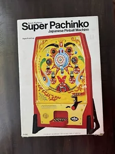 Vintage 1975 Japanese Pinball Super Pachinko epoch games 6100 Original box As-Is - Picture 1 of 11