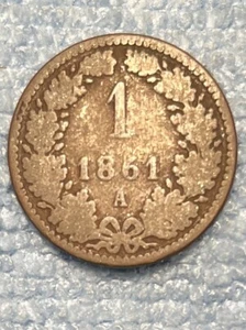 Austria - 1 Kreuzer 1851 A - Pd - Picture 1 of 2