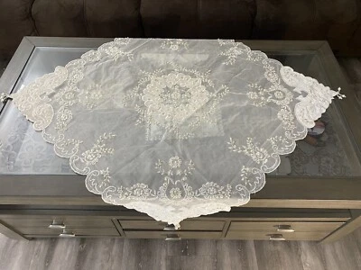 home decor table covers 6 pieces set Embroidered - Image 1 of 4