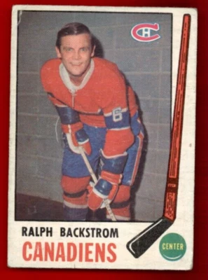1969-70 O-Pee-Chee #166 Ralph Backstrom VG - Image 1 of 2
