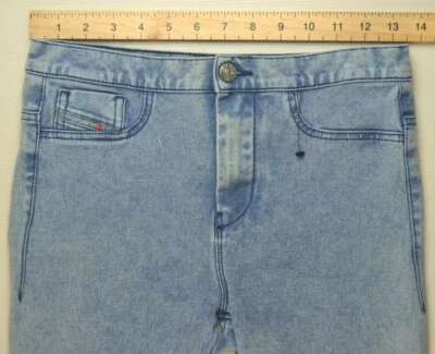 new DIESEL Flixee ankle 0671U JEANS W28 L32 uk 10 HIGH WAIST SKINNY stretch - Image 1 of 4