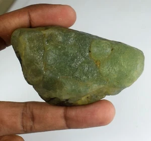 Afrikanischer 653 Karat Natürlicher Grüner Prehnit Heilstein Rohmineralprobe - Picture 1 of 5