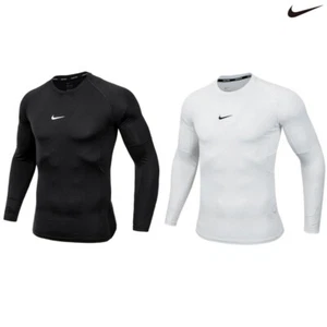 Nike Men's Dri-Fit Pro Compression Long Sleeve T-shirt Sports Gym Tight Tee - Picture 1 of 10