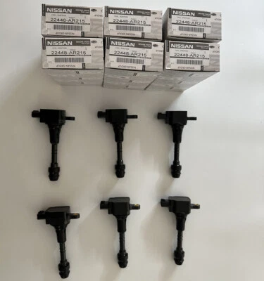 6x Ignition Coil 22448-AR215 For Infiniti Q45 M45 FX45 03-08 VK45DE V8 4.5L Foto 1 de 4