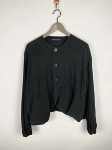 Rare Christa De Carouge Women’s Avant Garde Button Oversized Silk Shirt  Sz M - Picture 1 of 14