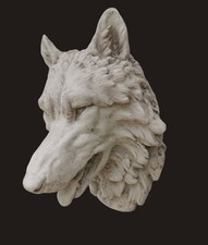 Large wolf head - Wall mounted