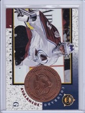 Patrick Roy 1997 Pinnacle Mint Bronze Hockey Card 11 Grade MT
