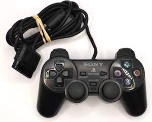 Sony PlayStation 2 PS2 Dualshock 2 Clear Smoke Gray Controller SCPH-10010 C20 - Picture 1 of 2