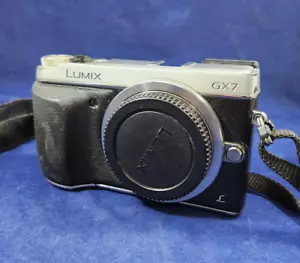 AS IS UNTESTED Panasonic LUMIX DMC-GX7 16.0MP Mirrorless Digital Camera - Picture 1 of 12