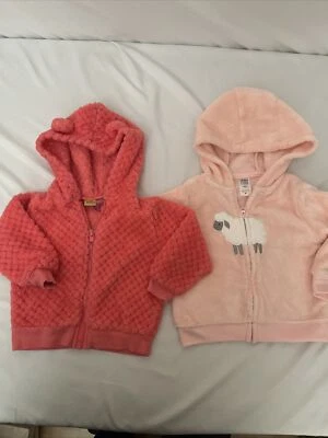 Lote de 2 Suéter Carters, Penelope Mack Niñas Bonito Rosa 100% Poliéster 18M Foto 1 de 4