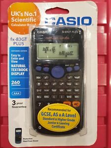 Casio FX-83GT Plus Scientific Calculator - New and Sealed