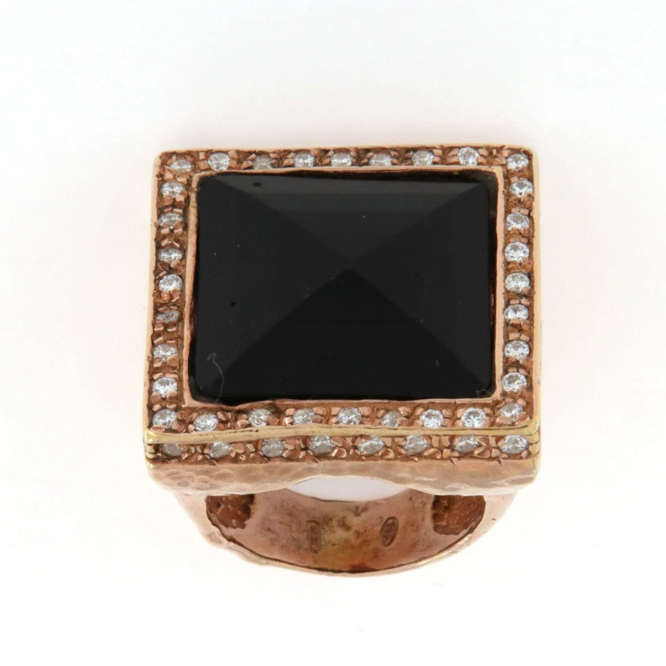 Anello Fascia Zirconi Onice Laura Bellini - Immagine 1 di 1