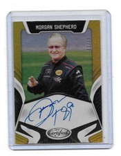 2018 Certified Racing NASCAR Certified Signatures GOLD Morgan Shepherd 3/25 BV$$