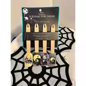 Disney Nightmare before Christmas 4 pack silicon spatula set - Picture 1 of 1