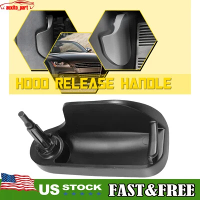 Metal Hood Latch Release Handle For Audi TT TTs 2008-2015 2.0L 3.2L 2-Door - Image 1 of 4