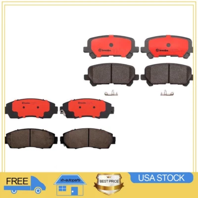 Juego de pastillas de freno delanteras y traseras de cerámica para Honda Odyssey 2011-2017 XH Foto 1 de 4