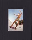 8 x 10" photo de carte postale mat années 1970 skateboard, Hugh Holland : danse sans chemise