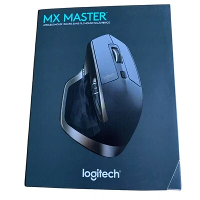Logitech MX Master Wireless Mouse with Unifying USB Receiver/Bluetooth - Image 1 of 4