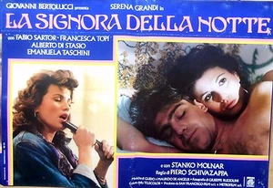  Fotobeutel Lobbykarte LA DAME DELLA NUIT SHIVAZAPPA SERENA GRANDI - Bild 1 von 1