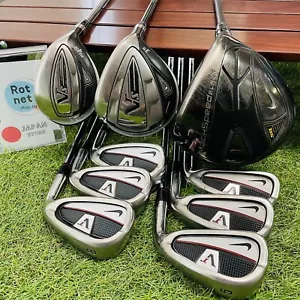 Nike sq machspeed 1w VRS 3w 4ut VR iron 5-P 9pcs Stiff flex Golf Club RH Japan - Picture 1 of 20