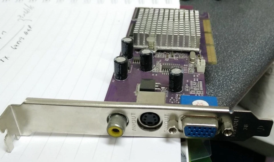 2x Palit MX440-8X Geforce GF4 64MB DDR AGP VGA TV Out Video Card  - Image 1 of 1